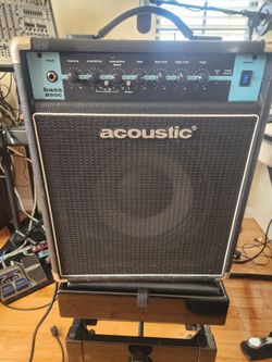 Acoustic B50c 1x10, 50 Watt base combo, with tilt back cabinet.