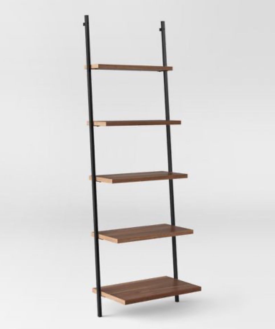 72" Loring 5 Shelf Leaning Bookshelf - Threshold