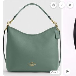 Coach Laurel Large Pebble Leather Shoulder Bag