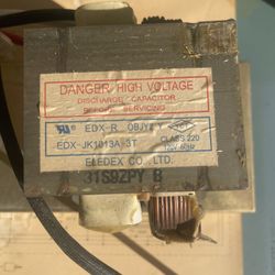 Whirlpool high-voltage transformer, specifically model number EDX-JK1013A-3T