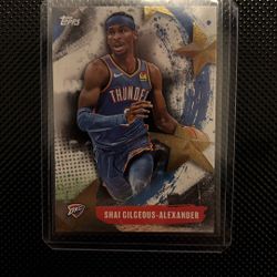 Shai Gilgeous-Alexander Stars Of NBA Card