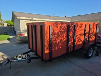 Utility Trailer with Wood Sides
