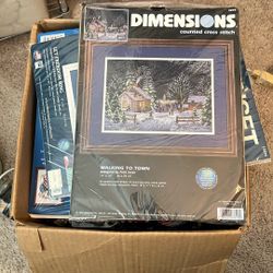 Embroidery Kits Open To Offers
