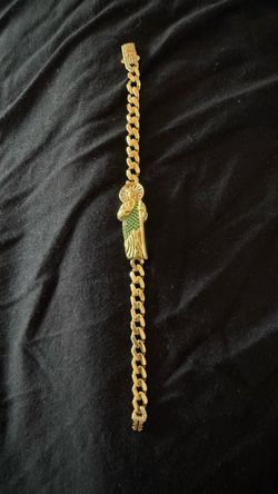 14K Hollow Gold Cuban Link Bracelet