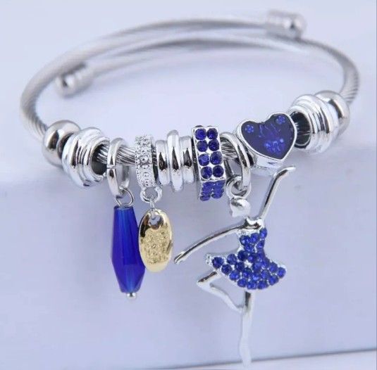 Stainless Steel Jewelry DIY Charm Bracelet For Women,Kids Lovely Bracelets