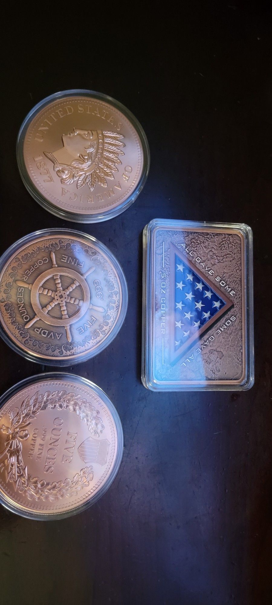 21 Oz Of Copper Bars