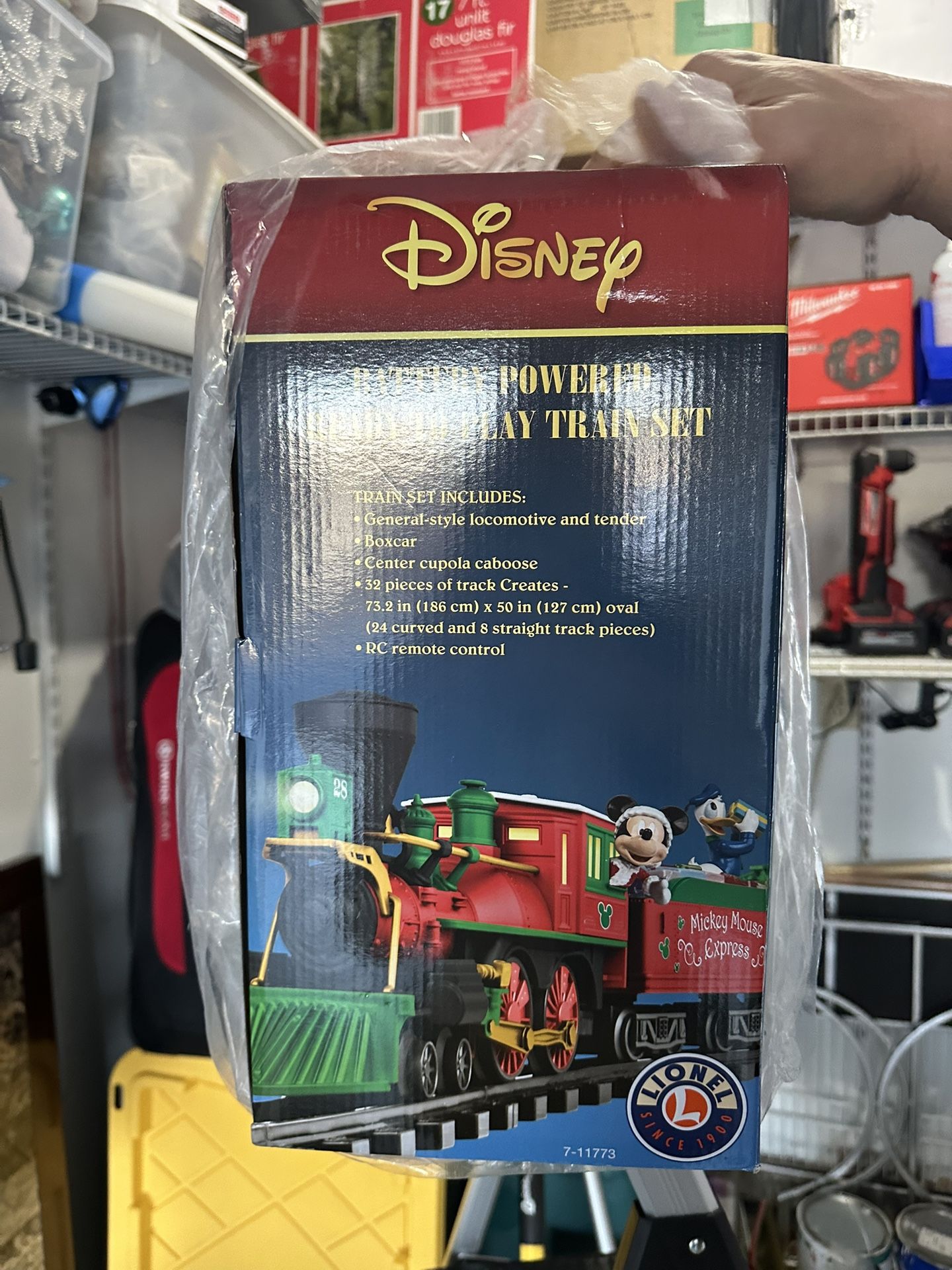 Battery powered Mickey Mouse Christmas Train