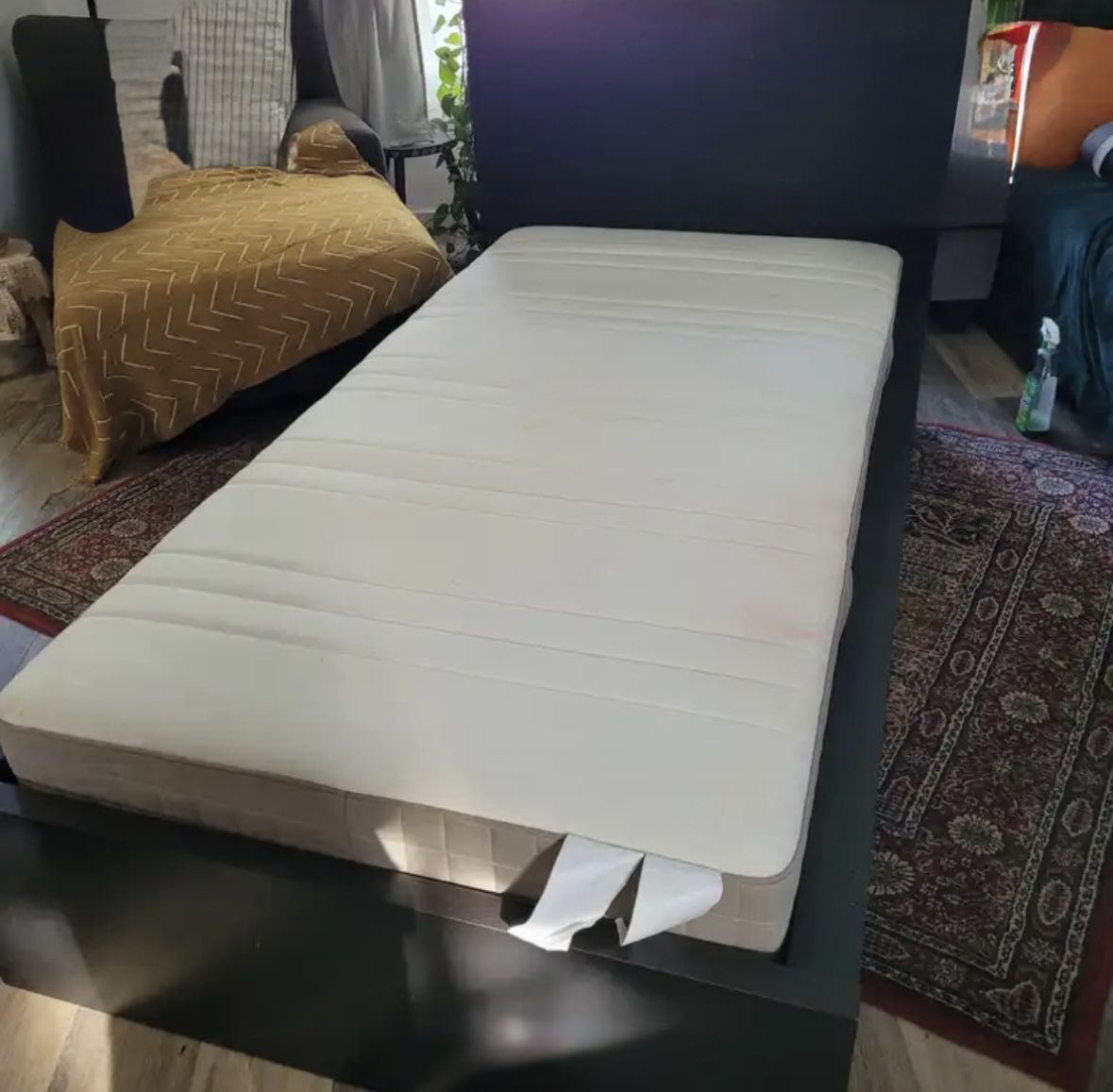 ikea twin bed + mattress