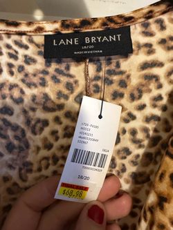 Lane Bryant Leopard print Pants romper Size 18/20