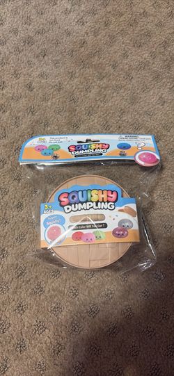 Squishy dumpling fidget toy needoh like toy