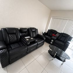Sofa Y Loveseat reclinable 
