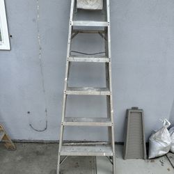 4ft Werner & 6ft Aluminum Ladder