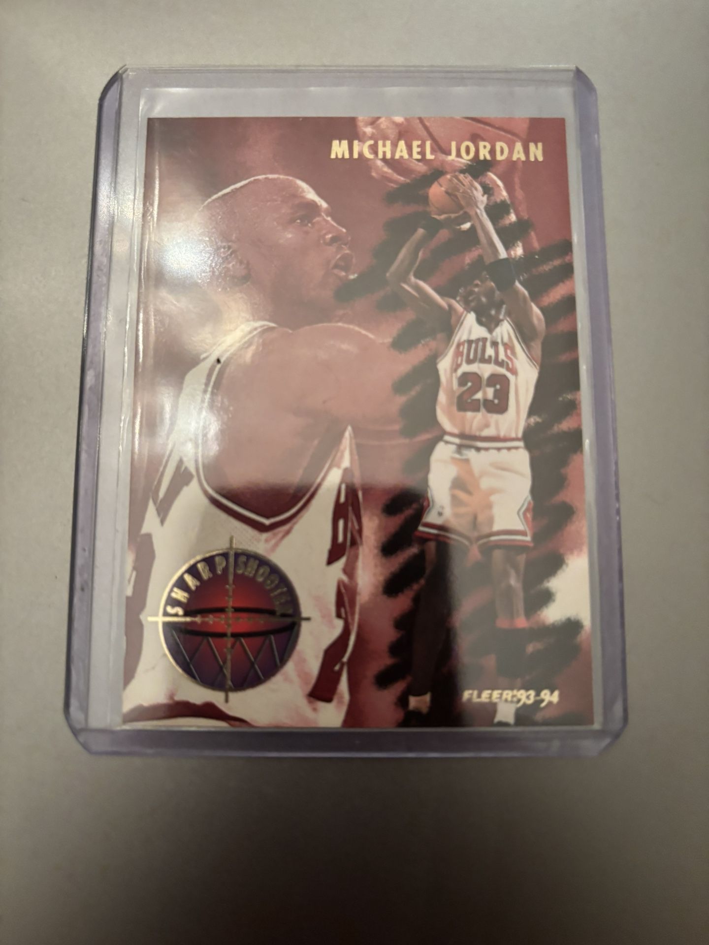 1(contact info removed) Fleer Sharp Shooter Michael Jordan #3