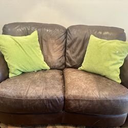 Leather Couch/Love Seat