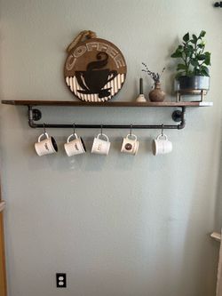 Industrial Pipe Shelf