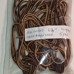 Red Wing Boots Laces Leather Dark Brown 63" 5 Pair