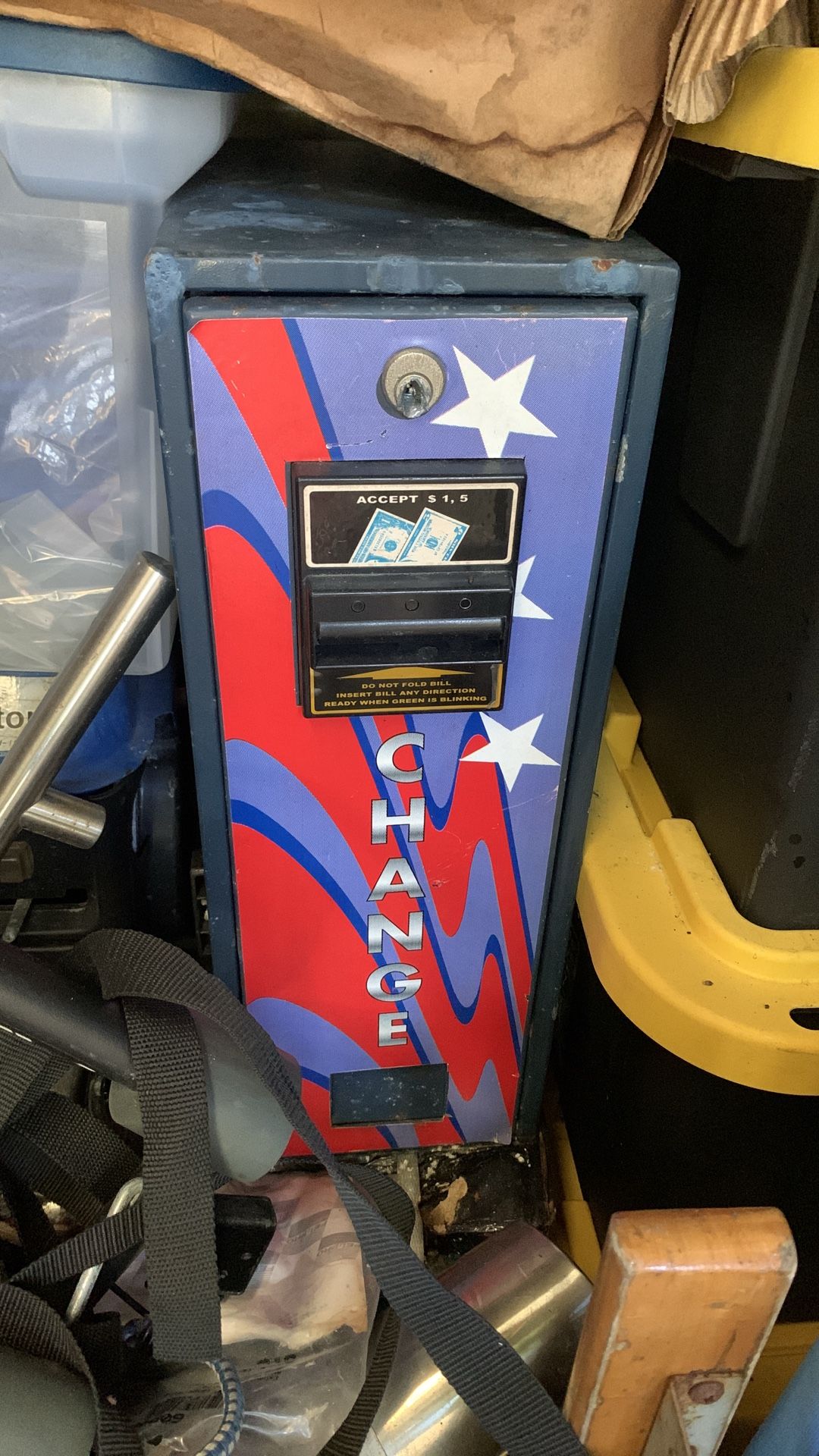 Change machine
