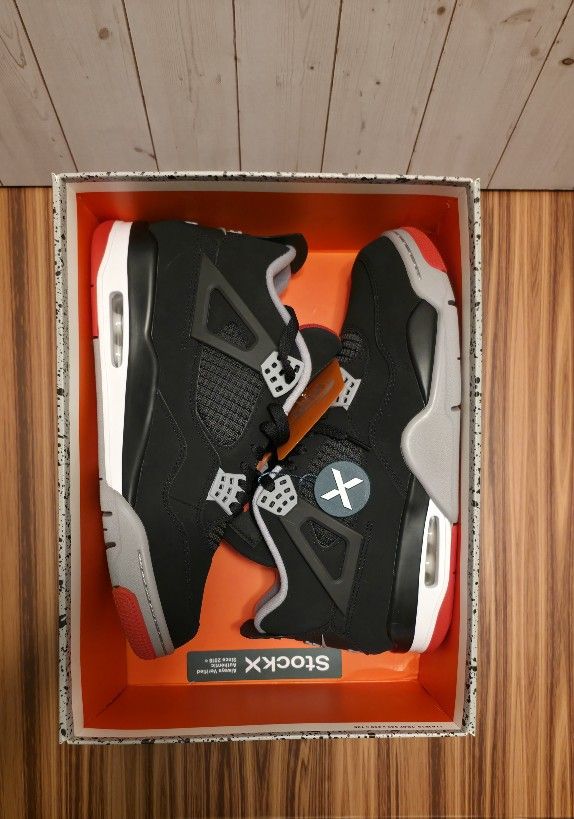 Jordan 4 Retro Bred OG(2019) Men's - 308497-060 Mens Size 11