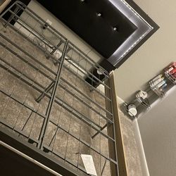 Queen Size Bed , With Frame & LED Lights 