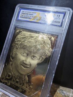 1997 23 Karat Gold Princess Diana Limited Edition Card
