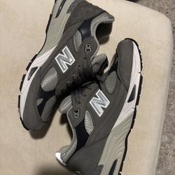 Sz 8.5 New Balance 991 Made In England Castlerock Navy