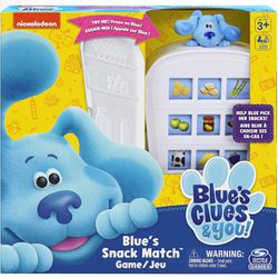 Blue's Clues Snack Match Game, Matching Board Game, for Families and Kids Ages 3 and up