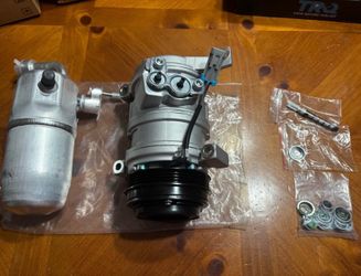 New A/C Compressor Kit Chevy Silverado Tahoe 1500 6.0L (2000–2009)