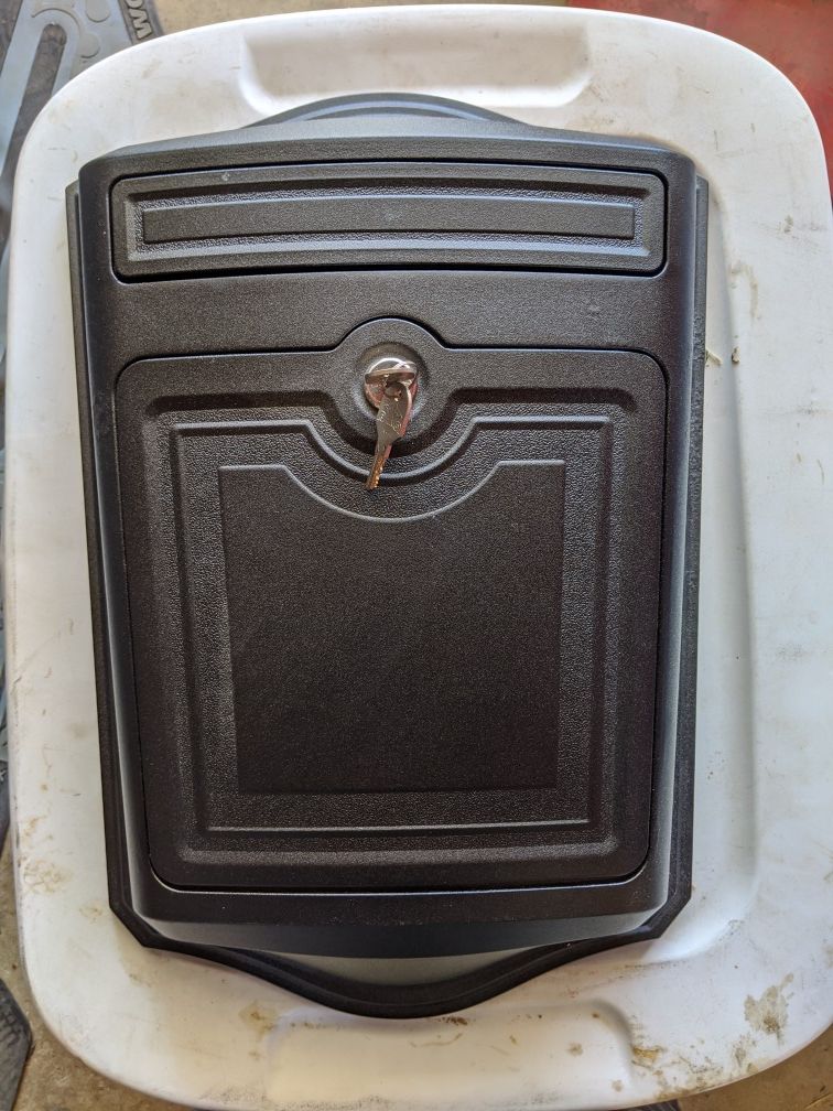 Brand new mailbox with key