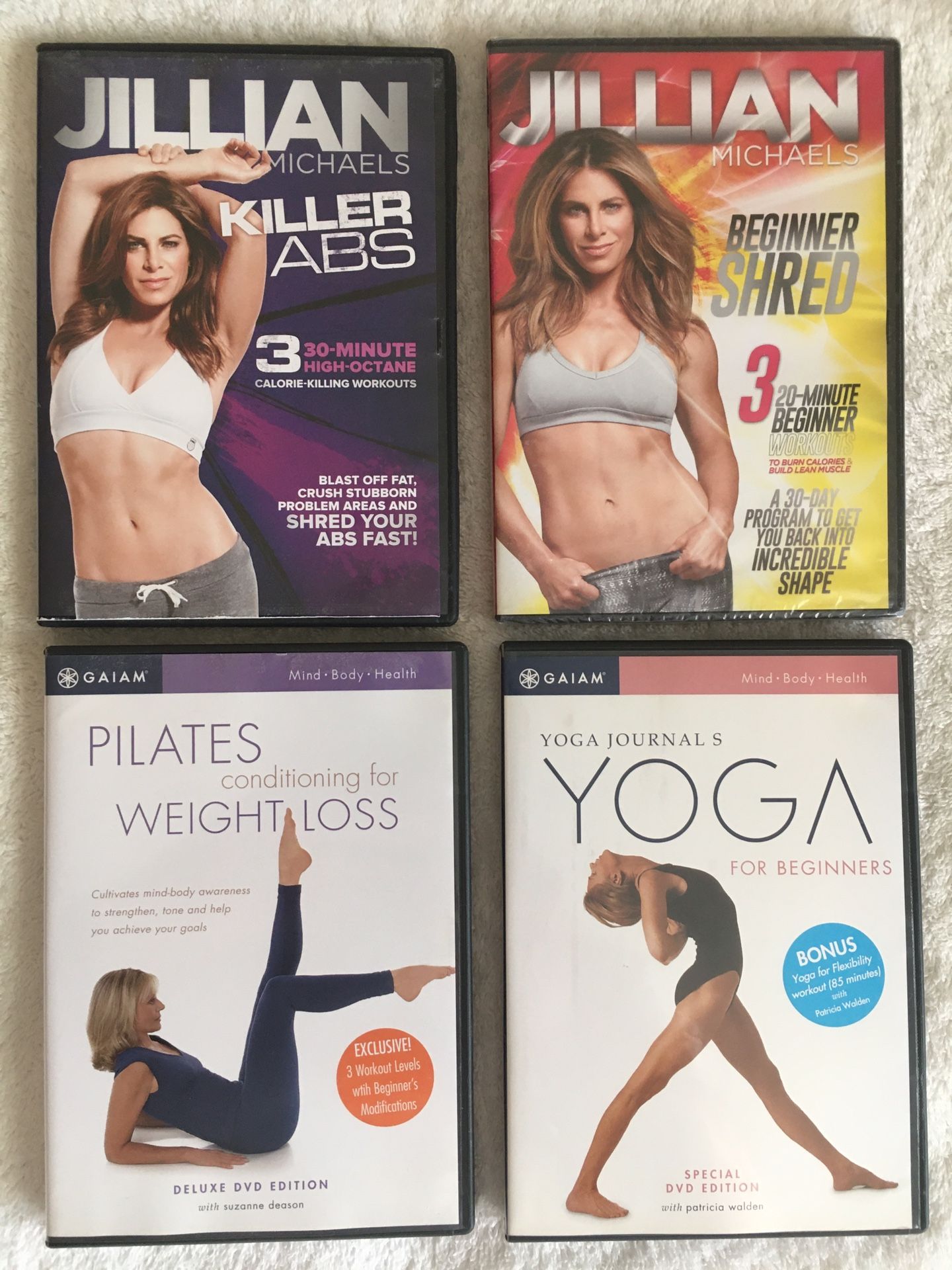 4 Workout DVDS. Don’t Like Going 2 The Gym. Great Home Workouts.