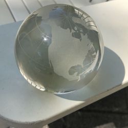 Glass Globe Paperweight