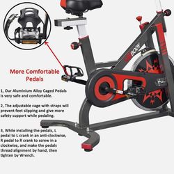 Lightly Used! In Great Condition! VIGBODY Exercise Bike Indoor Cycling Bicycle Stationary Bike Cardio Workout Mac! Modern Design! 