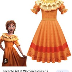 Disney Encanto Pepa Madrigal Girls Halloween Costume Party New Size 7/8