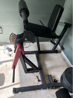2 in 1 leg extension/ leg curl machine
