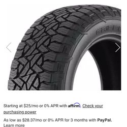 Brand New 285/70r17 Fuel Gripper Tires (4)