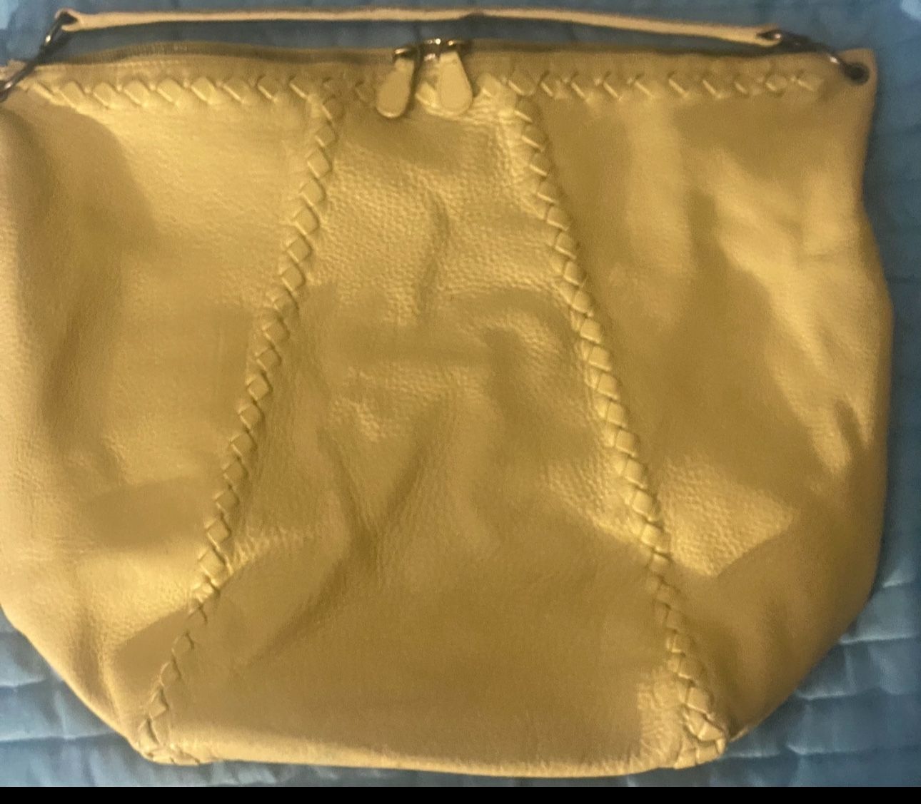 White Leather Bag Bottega