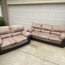 Couch And Love Seat Sofa Set