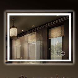 48 X 32 Led Bathroom Mirror/ Defogger.