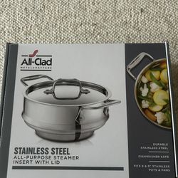 Brand new All-Clad Stainless Steel 3-Qt. Steamer with Lid 