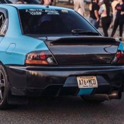 Trunks Mitsubishi Evolution Evo 8 9 DMN TRUNK SPOILER WEEKEND SALE 