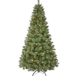 Puleo International Colchester 7.5 Ft Pre Lit Christmas Tree
