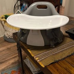 Upseat Floor And Booster Seat With Tray.