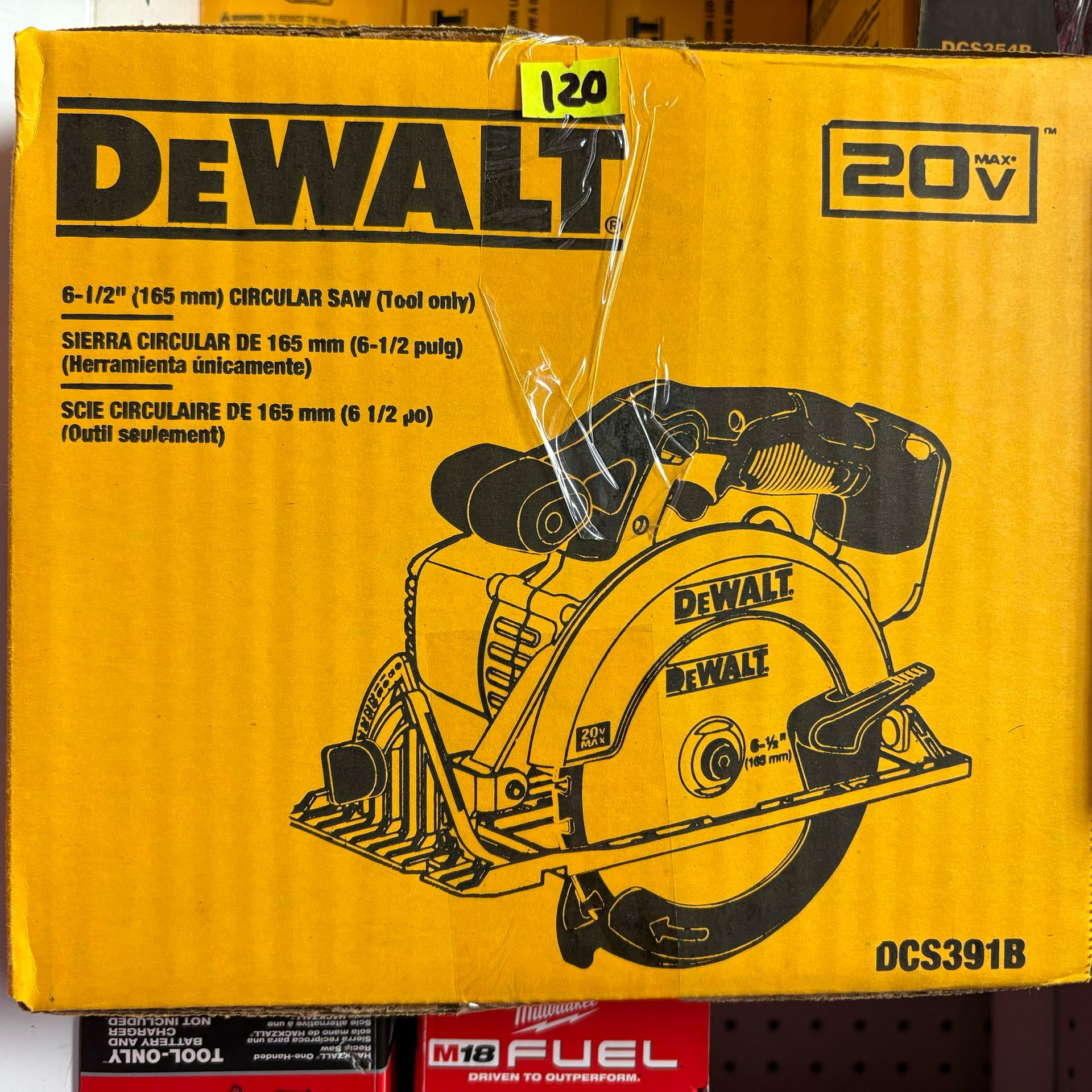 Dewalt New 61/2” Circular Saw 20v Nuevo