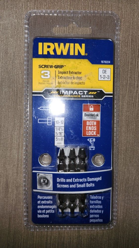 Irwin Screw-Grip 3pc Screw Extractor 