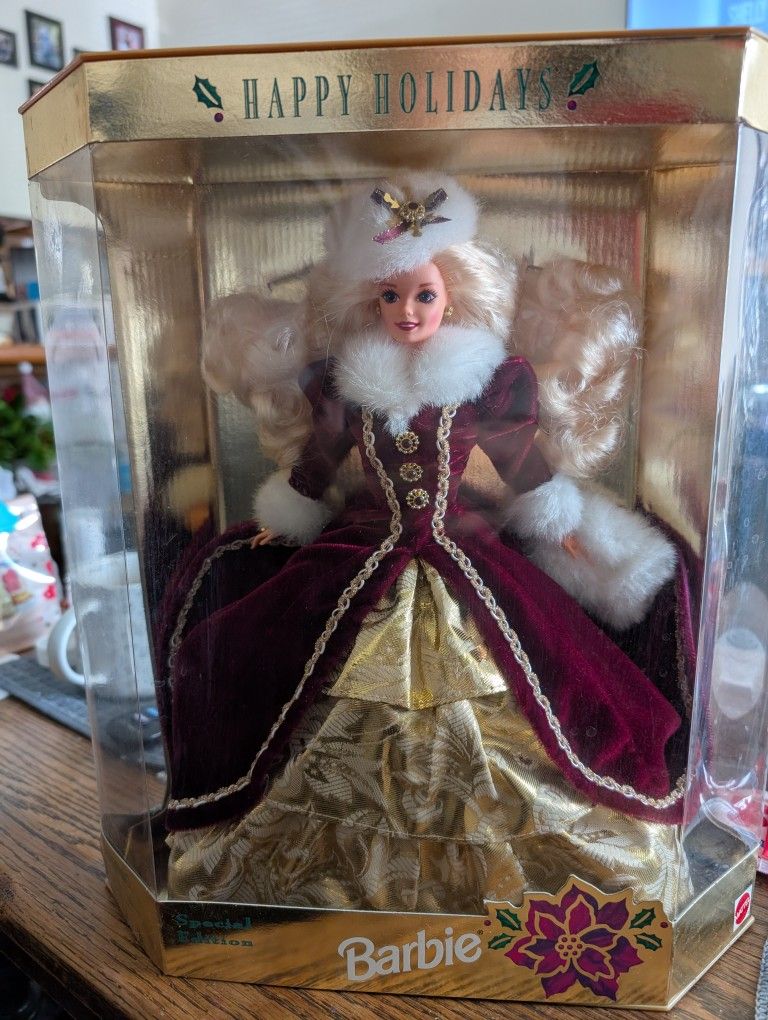 VINTAGE 1996 MATTEL HAPPY HOLIDAYS SPECIAL EDITION BARBIE DOLL