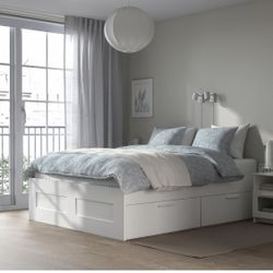 IKEA - Brimnes Full Size Bed Frame w Storage