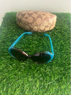 Blue Coach Sunglasses
