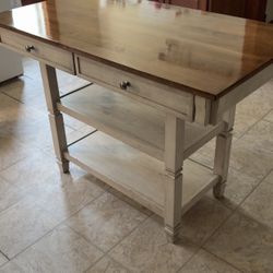 Rustic Kitchen Island 