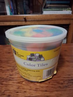 Set of 400 Square Color Tiles (for Grades K-8)