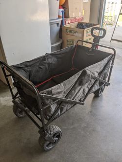 Gray Max Sports XL Folding Wagon