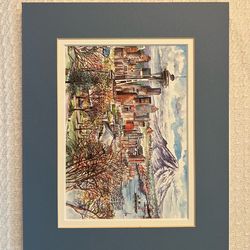 Watercolor Painting - Seattle Downtown Skyline